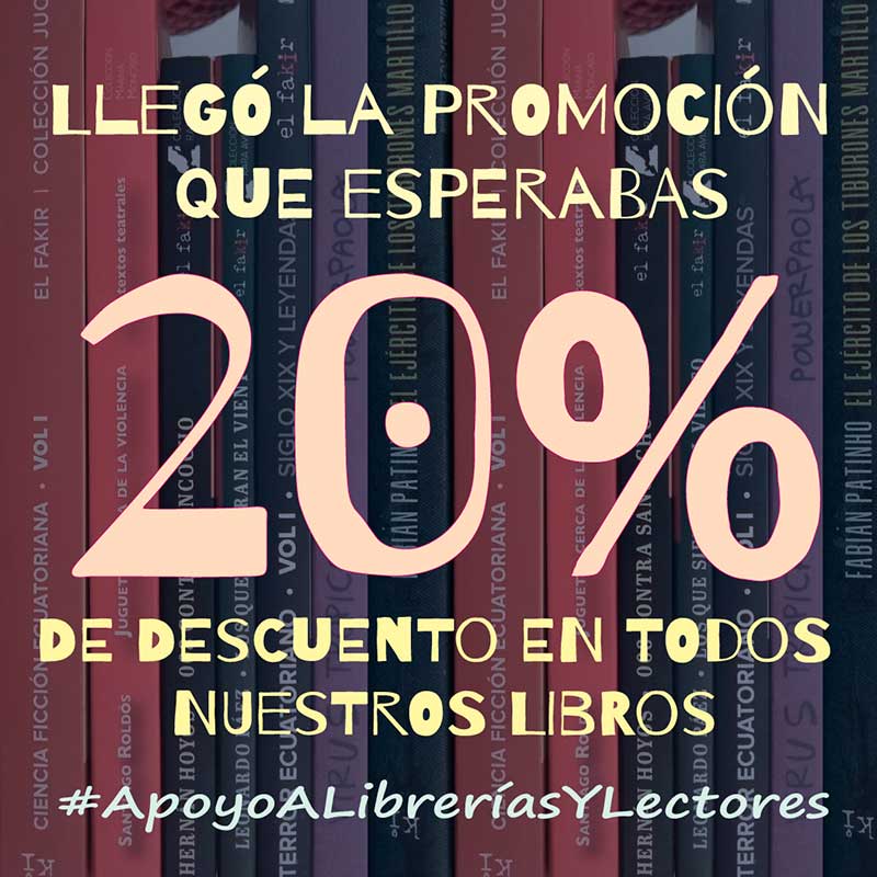 ¡Últimos días de descuento! #Apoyoalibreríasylectores